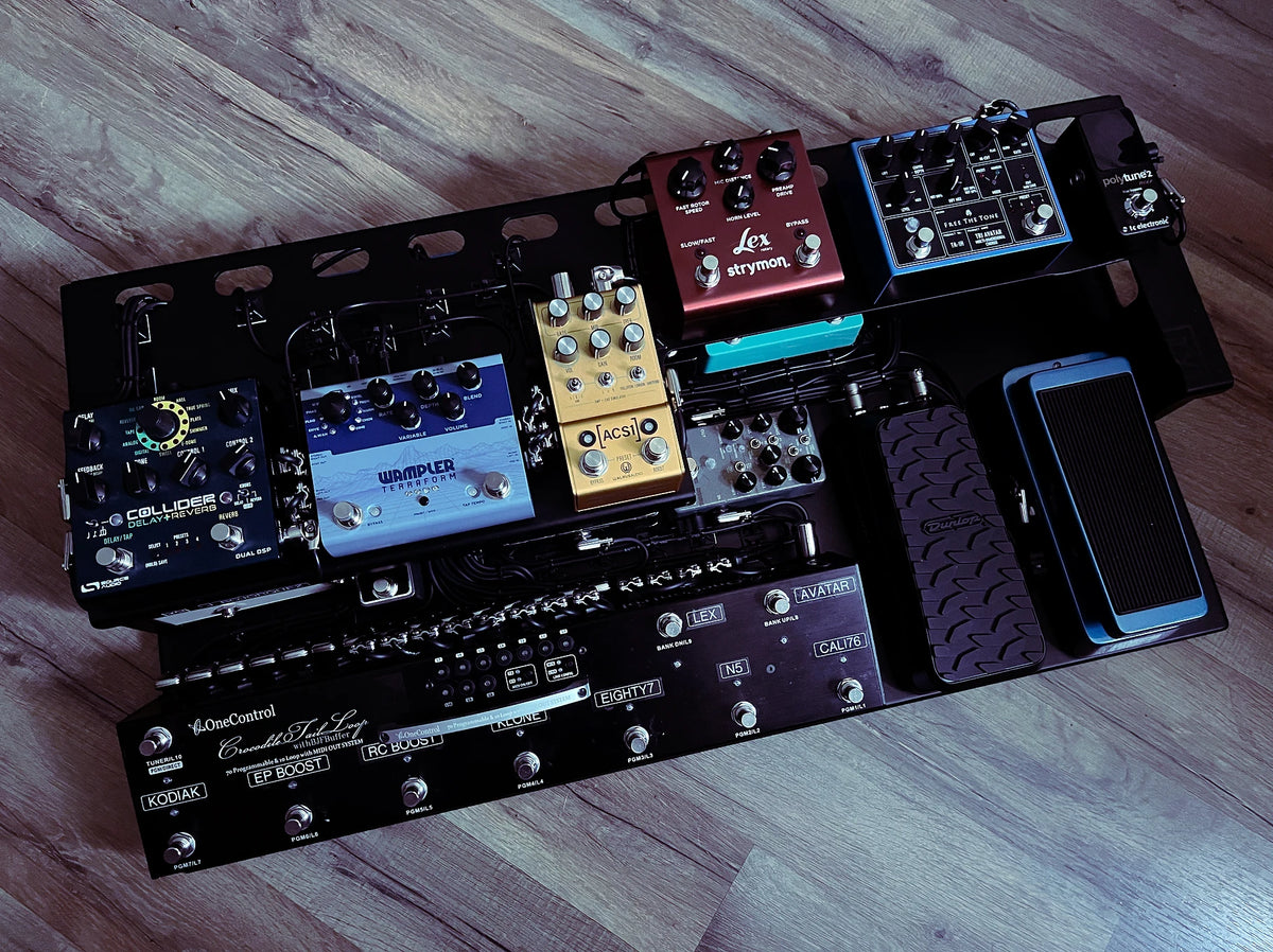Custom Pedalboard Quote Interstellar Audio Machines