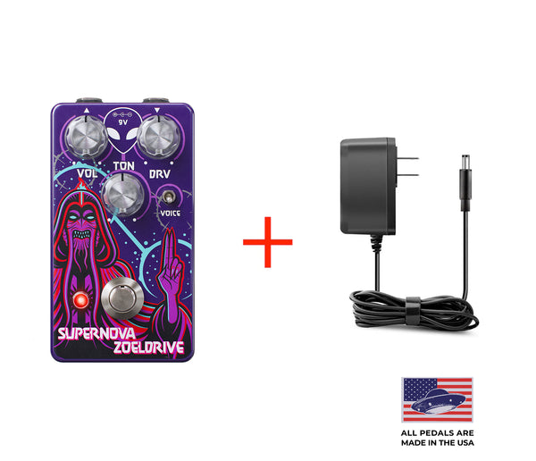 Supernova Zoeldrive - Tweed Overdrive Boost Power Bundle