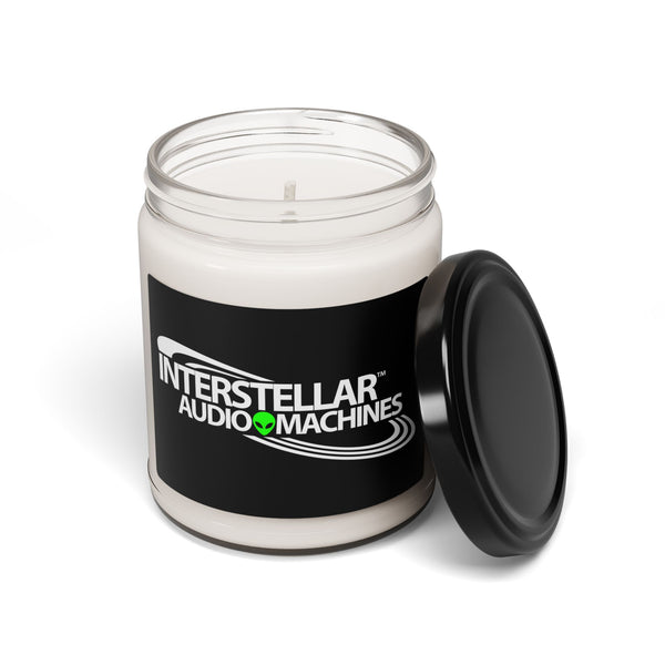 Interstellar Audio Machines Scented Soy Candle — 9oz Space-Themed Fragrance Jar