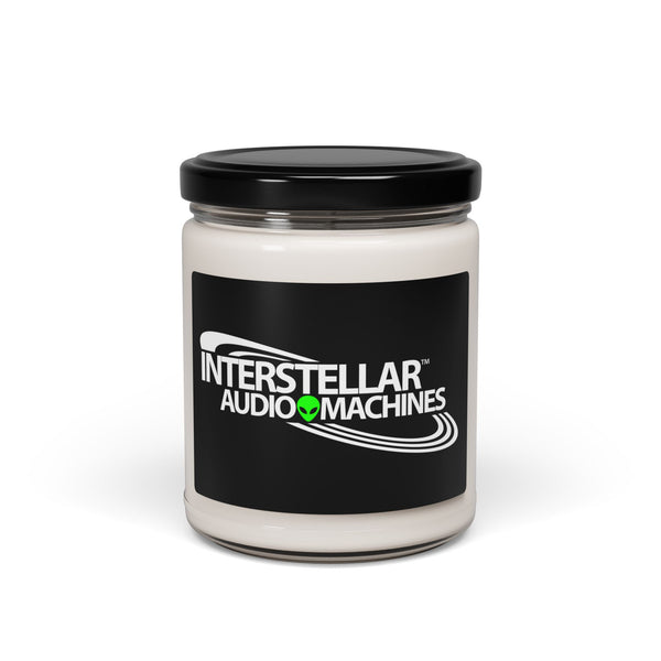 Interstellar Audio Machines Scented Soy Candle — 9oz Space-Themed Fragrance Jar