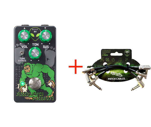 Guitar Pedal and Patch Cable (3pk) Starter Bundle (Choose Your Bundle)
