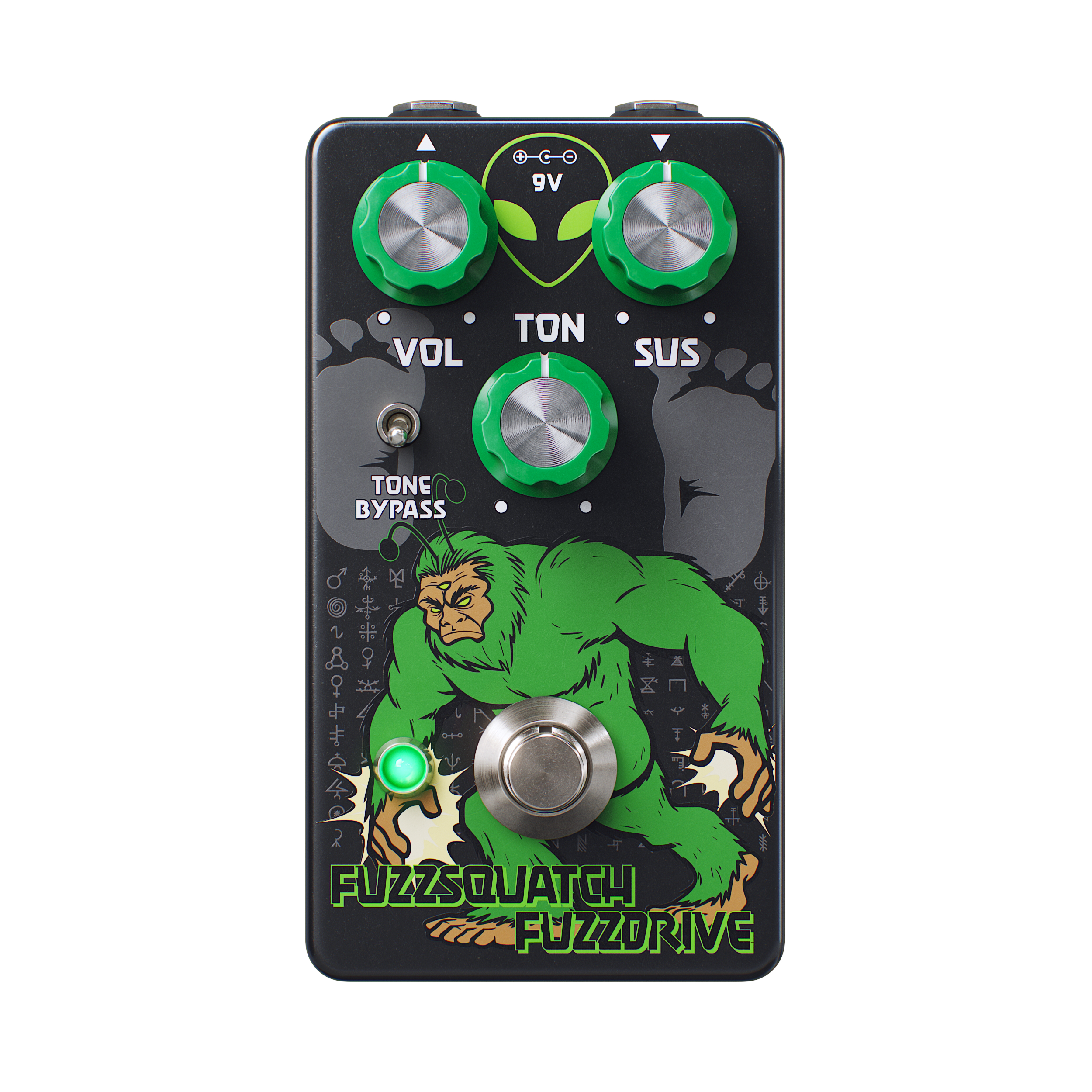fu manchu fuzz pedal Interstellar Audio Machines Fuzzsquatch Fuzzdrive Fuzz Pedal