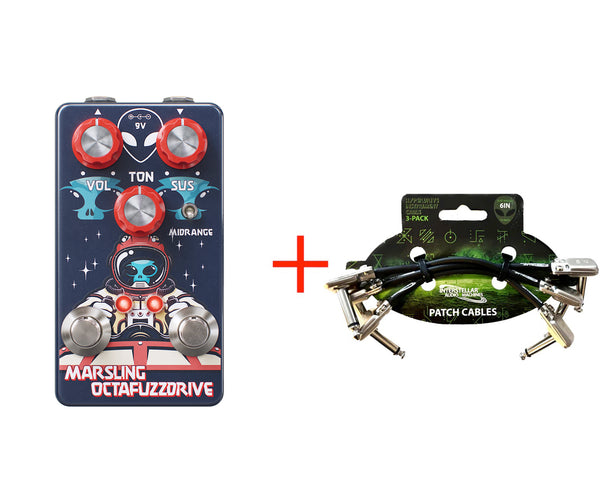 Guitar Pedal and Patch Cable (3pk) Starter Bundle (Choose Your Bundle)