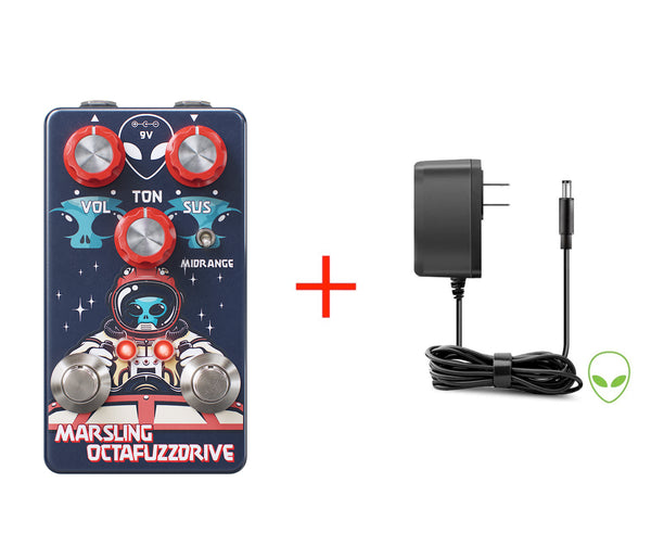 Marsling Octafuzzdrive - Octave Fuzz Drive Power Bundle