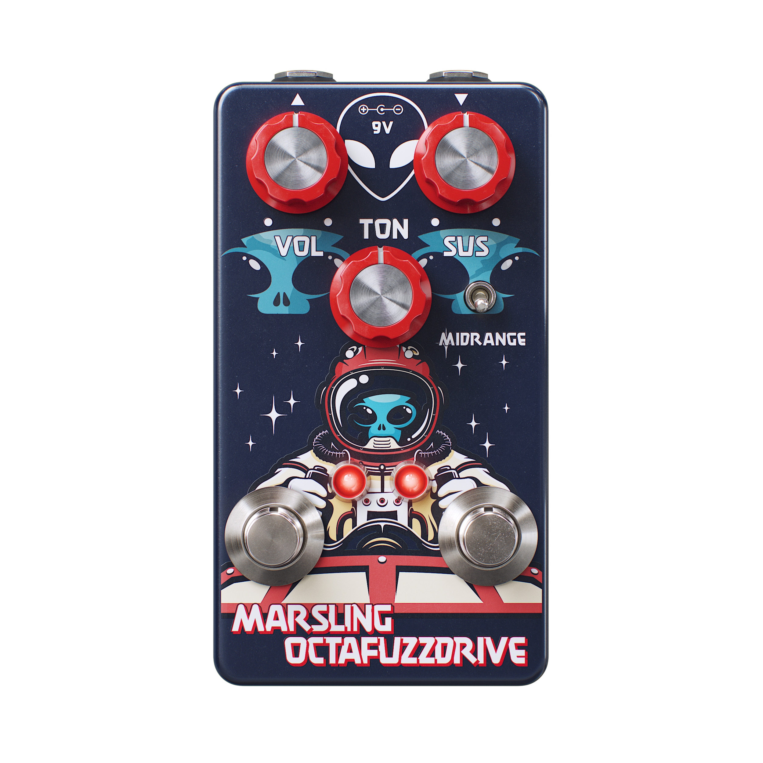Interstellar Audio Machines　蛸　専用　26000 Marsling Octafuzzdrive | Octave Fuzz Pedal | Interstellar