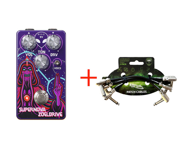 Guitar Pedal and Patch Cable (3pk) Starter Bundle (Choose Your Bundle)